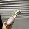 Nuevos Zapatos de Mujer Primavera/Verano 2026: Mules Modernos de Suela Suave, Superficie Suave, Tacón Bajo Cómodo, Punta Redonda, Huecos
