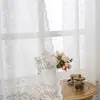 2026 Nuevo Estilo Americano Verano Fresco Malla para Ventana de Encaje Calada Cortina de Encaje para Ventana de Balcón Sala de Estar con un Toque de Lujo