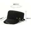 Sombrero Plano de Moda Unisex Cuatro Estaciones, Sombrilla Casual para Deportes al Aire Libre, Senderismo, Ciclismo
