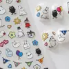 Libro Rojo Pequeño Moomin Dibujos Animados Tridimensional Lindo Asiático y Americano Pegatinas para Uñas al por Mayor en Stock Adhesivo Impermeable Pegatinas para Uñas de Teléfono Móvil
