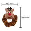 Sombrero de Atmósfera Navideña: Reno, Árbol de Navidad, Ligas para el Cabello de Peluche, Festivas y Lindas, Ligas de Terciopelo que No Dañan