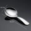 Cuchara de Acero Inoxidable para Uso Doméstico, Cuchara para Comer Infantil, Cuchara para Sopa de Adulto, Cuchara Plana Espesada, Cuchara Profunda para Sopa, Exportación