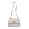 Bolsa Transversal Feminina Artística Novo Estilo Transfronteiriça, Bolsa de Ombro Simples e Fashion, Bolsa Quadrada Pequena Fresca de Alta Qualidade