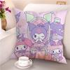 Almohada Kuromi Sanrio Almohada de Anime Bidimensional Almohada de Dormitorio Cojín Lumbar de Oficina Regalo de Cumpleaños para Estudiante