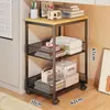 Prateleira de armazenamento sob a mesa, carrinho para estação de trabalho de escritório, armário de armazenamento multifuncional simples para mochilas, com rodas, uma caixa de armazenamento mágica