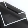 Papel de regalo de borde blanco y negro al por mayor de fábrica Noble, papel mate, ramo floral, papel de regalo impermeable, materiales de embalaje