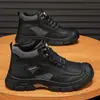 Zapatos de Hombre Otoño 2026 Nuevo Estilo Versión Coreana Diseño de Nicho Zapatos Casuales Zapatos de Caña Alta para Hombre Deportes al Aire Libre Zapatos Retro de Tabla