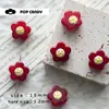 Cuentas de Vidrio Flor Dulce y Linda Perforadas para Joyería Hecha a Mano DIY Pulsera Collar Pendientes Accesorios con Cuentas Material