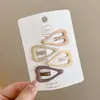Pinzas para el cabello infantiles de moda con forma de estrella, versátiles y no dañan el cabello, juego de pasadores para arreglar mechones sueltos y flequillo, accesorios para el cabello para niñas