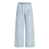 Punto de Venta Estilo Nuevo 2025 Pantalones Casuales Personalizados para Mujer Pantalones de Algodón Pantalones Rectos Pantalones de Algodón de Color Sólido Suministro Directo al Por Mayor 34