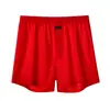 Ropa Interior de Algodón Puro para Hombre, Calzoncillos tipo Boxer Talla Grande, Shorts Deportivos Finos de Cintura Alta Transpirables, Ropa Interior de Algodón Puro para Hombre