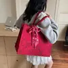 Bolso de Moda para Mujer Bolso Tote Bordado Bolso Grande Rojo de Alto Nivel Bolso de Temperamento para Mujer Bolso de Novia Uso Diario para Mujer