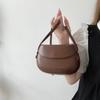 Nuevo bolso de sillín rojo estilo ins de verano, bolso cruzado pequeño, estilo retro de Hong Kong, funda de presión, bolso para teléfono móvil, mini bolso bandolera