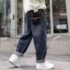 Ropa Infantil Pantalones para Niños Estilo Primavera y Otoño Pantalones Largos Holgados para Niños Mayores Pantalones Casuales con Estilo Jeans para Niños Venta al por Mayor Dropshipping