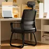 Silla de computadora cómoda para sentarse a largo plazo silla de oficina silla de conferencias dormitorio estudiante universitario silla para la espalda hogar taburete de escritorio cómodo