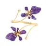 Pulseira Flor de Gotejamento de Óleo Multicamadas Moda de Luxo Leve Venda Quente Transfronteiriça Europeia e Americana Estilo Pastoral de Verão Joia de Mão Versátil para Férias para Mulheres