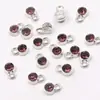 9*6mm 16 Colores Aleación Incrustada de Diamantes DIY Piedra Estrella Piedra de la Suerte Colgante Collar Pulsera Accesorios de Joyería Hecho a Mano