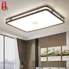 Iluminación Nueva China Madera Maciza Sala de Estar Luz de Techo 6 Nueva Estética Estilo Canción Estilo Chino Villa Hall Luz Otro