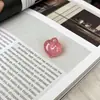 Cuentas Colgantes Transparentes de Acrílico con Forma de Corazón, Cuentas Sueltas de Plástico de Corazón de Melocotón Colorido, Accesorios para Joyería Hecha a Mano con Cuentas