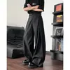 Pantalones plisados tridimensionales al por mayor de fábrica para hombres y mujeres, nuevos pantalones de traje de pierna ancha estilo japonés para primavera/verano