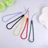Cordón de silicona tejido, correa corta para la muñeca, calentador de manos, ventilador pequeño, dispositivo hidratante, altavoz, unidad USB, accesorio para teléfono