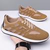 Zapatos de Hombre Transfronterizos, Nuevos Zapatos Casuales de Malla Transpirable, Zapatos Casuales de Hombre Ligeros y Cómodos de Talla Grande Modernos y Versátiles Tipo Forrest Gump