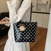 Bolso de hombro de gran capacidad con lunares para mujer, de moda y versátil, nuevo estilo coreano tendencia 2026, dropshipping transfronterizo