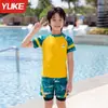 Traje de Baño Infantil para Niños Transpirable de Secado Rápido 2026 Nuevo Conjunto de Natación de Dos Piezas para Adolescentes para el Verano