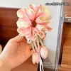 Flor de Tulipán para Niña Cinta Encaje Flor para el Cabello Lazo Grande para el Cabello Lazo para el Cabello de Niña Accesorio para el Cabello Moño Lazo para Cola de Caballo