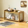 Caja de almacenamiento cosmético con compartimentos, organizador de escritorio, gabinete de almacenamiento para cuidado de la piel en tocador, almacenamiento de perfume y loción