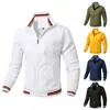 Venta Caliente Transfronteriza Chaqueta Deportiva Casual Nueva de Primavera y Otoño para Hombre Moda Versátil con Cremallera en stock
