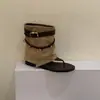 Sandalias de Tira en el Dedo Estilo Nuevo 2026 para Uso al Aire Libre, Botines Huecos de Suela Gruesa de Verano, Sandalias de Tira en el Dedo Estilo Británico, Zapatos Estilo Bota Romana