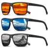 Gafas de Sol Polarizadas Deportivas para Hombre, Gafas de Ciclismo Coloridas Transfronterizas, Gafas Retro de Estilo Europeo con Patillas de Resorte de Gama Alta