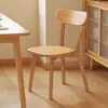 Silla de Madera Maciza Silla para Comedor en Casa Silla para Mesa de Comedor Silla Comercial Nórdica con Respaldo Silla Simple Retro Italiana Luis XVI