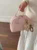 Bolsa Boston Feminina 2025 Nova Primavera e Verão Tendência Moda Simples Bolsa de Ombro Crossbody Bolsa Almofada