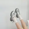 Zapatos Mary Jane de Suela Gruesa con Lazo para Mujer 2026 Primavera/Verano Nuevos Tenis de Ballet Transpirables Zapatos Casuales para Mujer