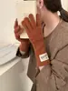 Processamento e Personalização Luvas de Cor Pura Tela de Toque Estudantes Acessível Popular Mesmo Estilo Dongdaemun Moderno Simples Alto Padrão Macio Casal