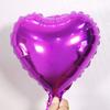 Globo de aluminio en forma de corazón de 5 y 10 pulgadas, tablero de luz monocromático con forma de corazón, ideal para decoración de bodas y fiestas.