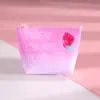 Bolsa Mini Morango Fofa Lecai Estudante Zíper de Mão Bolsa para Guardar Chaves Coração de Menina Porta-Moedas Coin Coin Purse