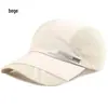Chapéu de sol de malha de secagem rápida para mulheres, primavera e verão, versátil, proteção solar, boné de beisebol, esportivo casual masculino, boné de pico respirável