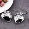 Acero Inoxidable Forma de Corazón Cadena Colador de Té Filtro de Té Infusión de Té Filtro de Té Bola de Té Infusor de Té Ceremonia del Té