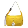Nova Bolsa de Lona Leve Impermeável com Proteção Solar, Múltiplos Bolsos, Grande Capacidade, Bolsa de Ombro Transversal Casual e Versátil para Mulheres