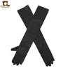 Guantes de satén populares en Europa y Estados Unidos, guantes de boda coreanos, guantes de etiqueta, fábrica directa, 55 cm