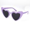 Gafas de Sol de Moda Corazón Durazno Superventas Gafas de Sol de Amor 2024 Nuevas Montura Grande Personalidad Gafas de Sol Forma Cóncava