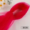 Tela de malla de hilo de niebla de hadas ins, suave, hecha a mano, bricolaje, color sólido, velo de encaje, tela de tul transparente para ropa