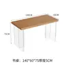 Escritorio de Esquina de Madera Maciza de Pino para Dormitorio en Casa, Escritorio de Computadora en Forma de L 7, Escritorio de Esquina, Escritorio de Escritura para Estudiantes