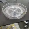 Estante de Almacenamiento Giratorio Transparente 360° para Encimeras, Estante Multicapa para Cosméticos, Cocina, Especias, Organizador de Escritorio PET