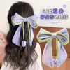Versión Coreana del Nuevo Tulipán Satinado Popular Liga para el Cabello Súper Hada Versátil Lazo Accesorio para el Cabello Niña Lindo Clip para el Cabello Trasero