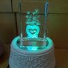 Adornos de cristal tallado Rosas de cristal talladas Regalo especial de cumpleaños Día de San Valentín