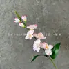 Flores Artificiais Gladiolus de 8 Cabeças em Haste Única Arranjo de Casamento Decoração de Teto Chão Flores Arranjo de Cena de Hotel Atacado Transfronteiriço